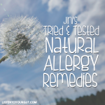 tried & tested allergy remedy
