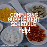 Confusing Supplement Schedule - HELP!