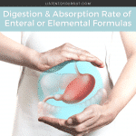 Digestion & Absorption Rate of Enteral or Elemental Formulas