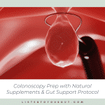 Endoscope inside colonoscopy for Colon polyps search. 3d render.